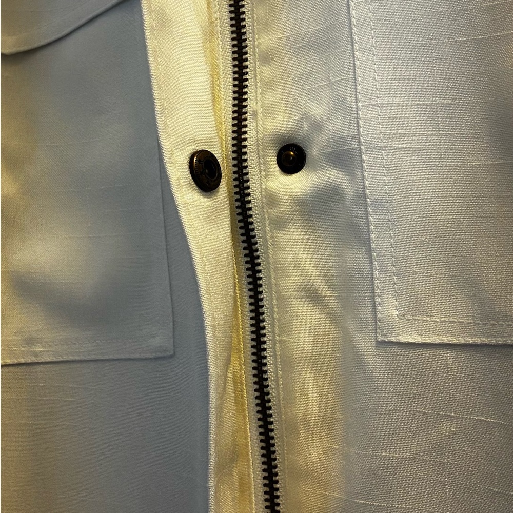 Super Cute Mid-Weight White Jacket by Mud Pie - Picture 3 of 8